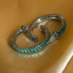 Cerulean Glow Hoops - Image 3