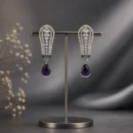 Royal Azure Lattice Danglers - Image 4