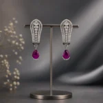 Royal Azure Lattice Danglers - Image 5