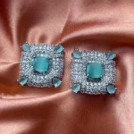 Scarlet Baroque Statement Studs - Image 3