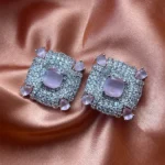 Scarlet Baroque Statement Studs - Image 4