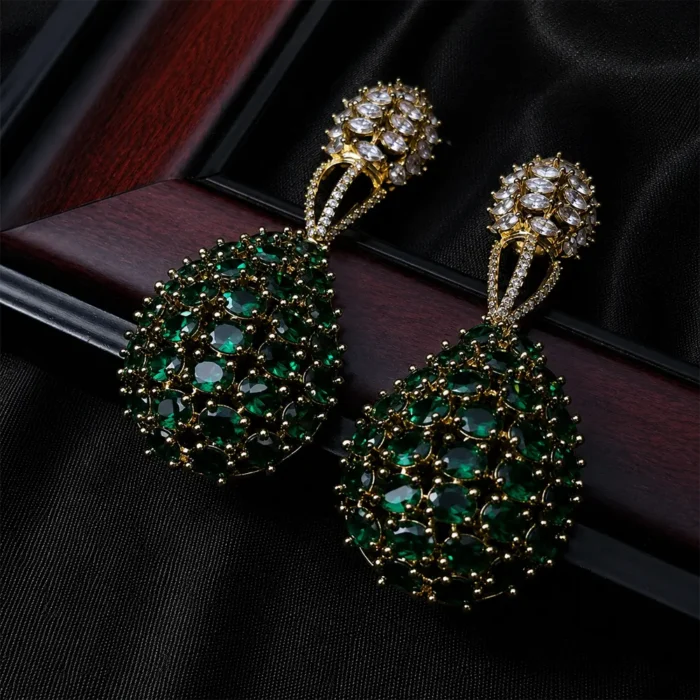 Verdant Dewdrop Elixir Earrings - Image 2