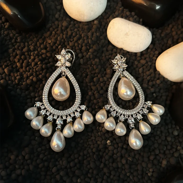 Celestial Pearl Chandeliers - Image 2
